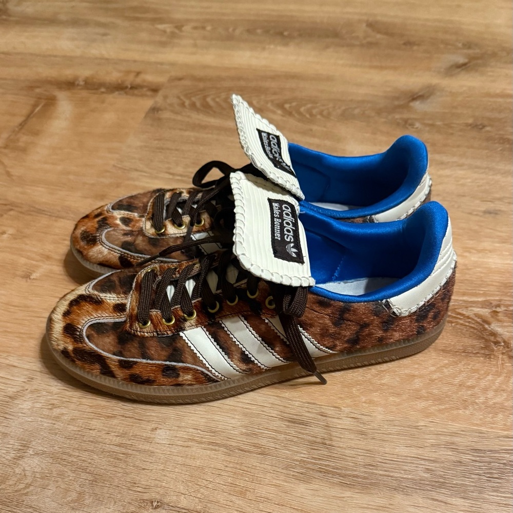 Adidas Wales Bonner Leopard Sambas - Picture 2 of 3